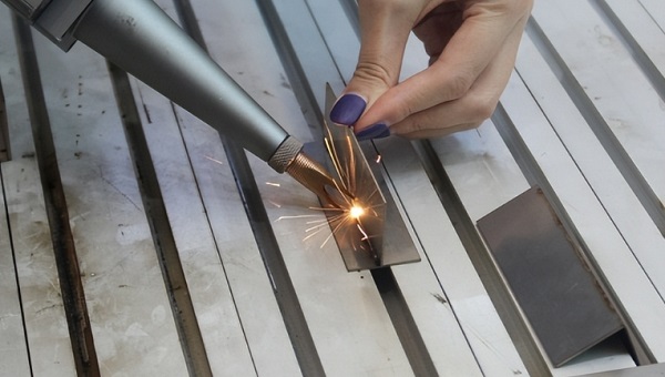 激光焊接機焊槍有光斑怎么處理？